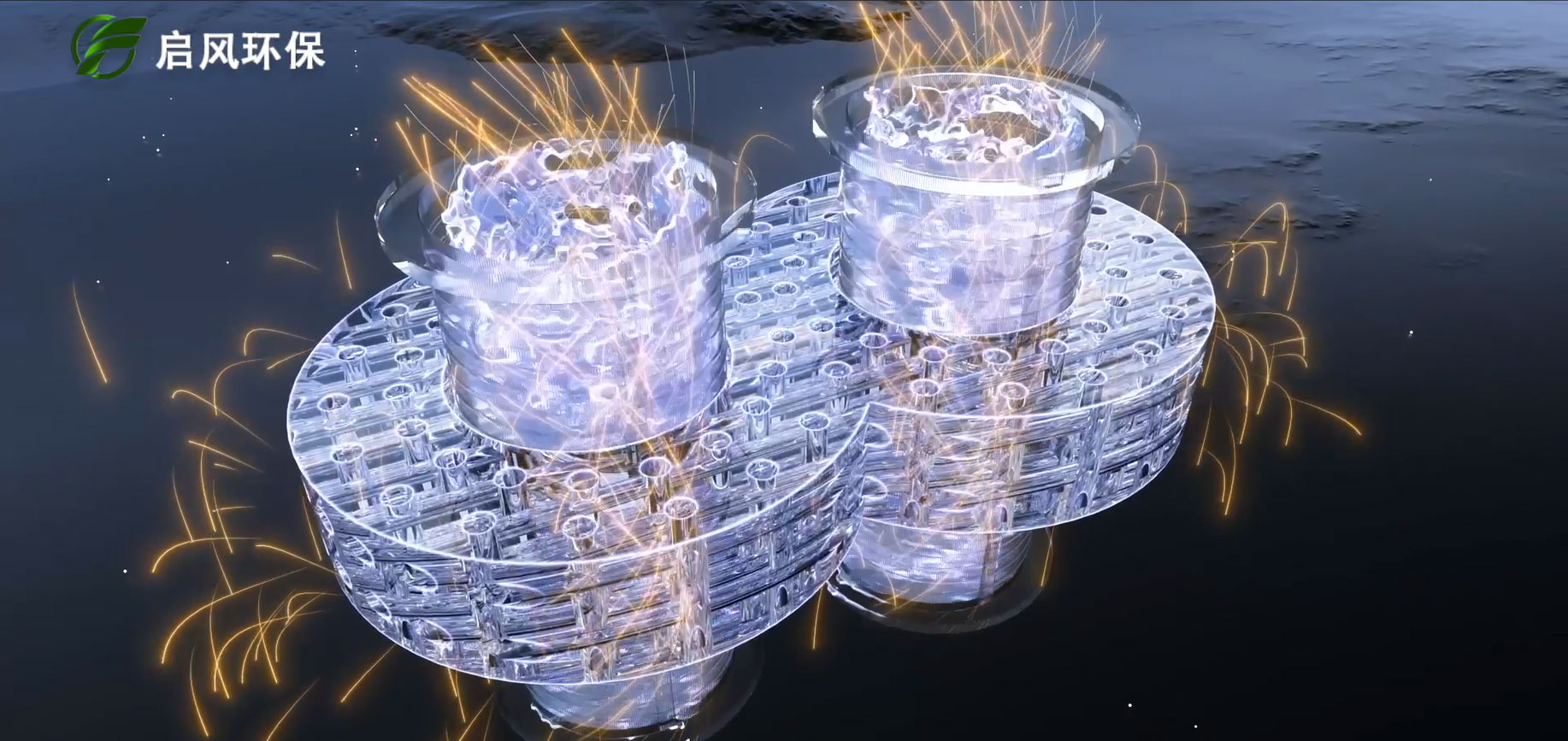 8868.com水旋塔三级过滤