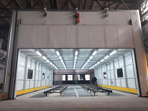 经纬智能纺织移动喷漆房项目