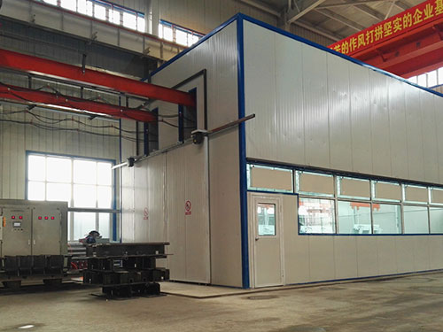 吉林华利机械固定喷漆房项目