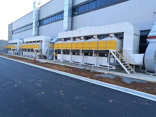 湖南益阳催化燃烧废气净化项目